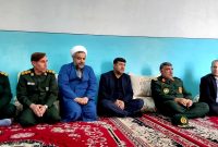 ابراز همدردی فرمانده تیپ48فتح با خانواده دکترپرویزیان در لنده+تصاویر