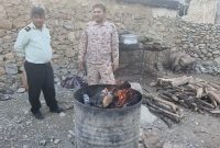 برخورد با شبکه قاچاق زغال در کهگیلویه وبویراحمد