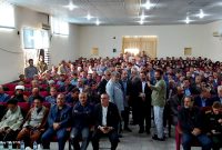 لنده فرزند خود را در آغوش پذیرفت