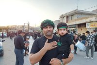 سنگ تمام مردم لنده بر تاسوعای حسینی